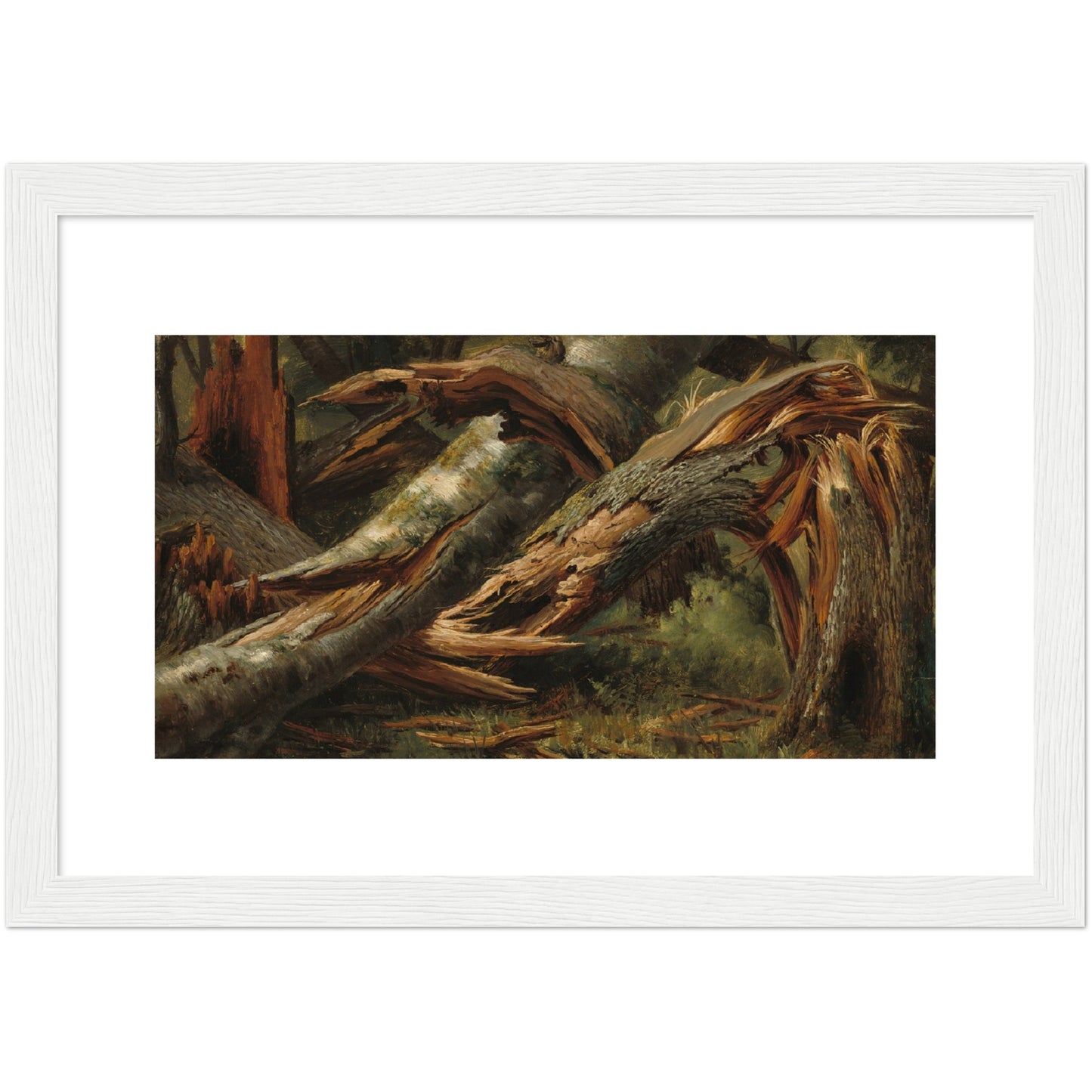 Alexandre Calame : Fallen Tree (1839/1845) - Giclee Fine Art Print