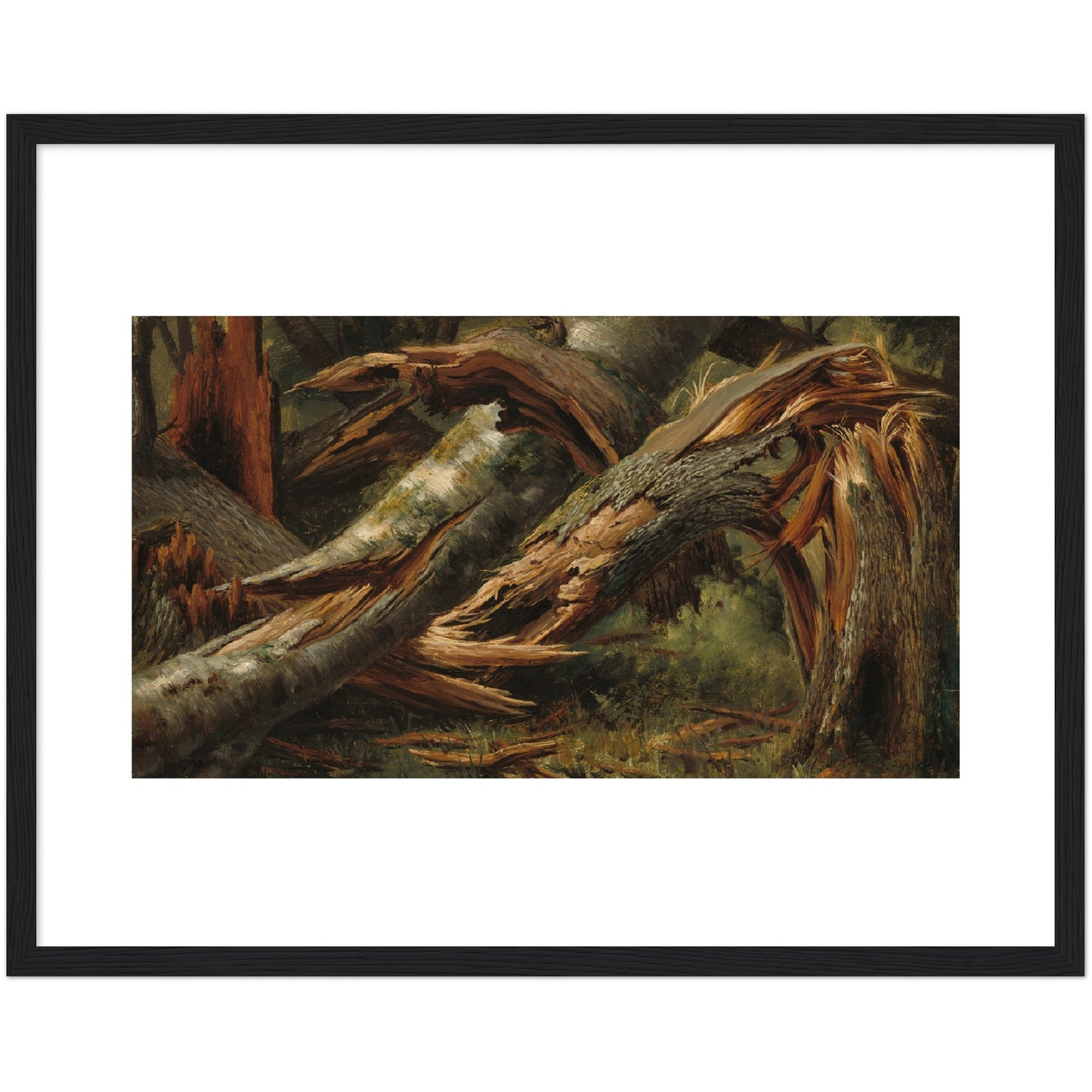 Alexandre Calame : Fallen Tree (1839/1845) - Giclee Fine Art Print