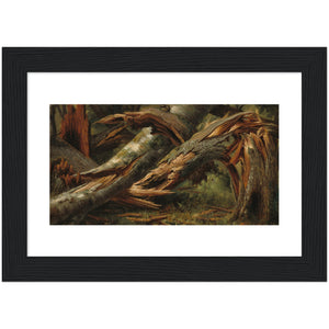 Alexandre Calame : Fallen Tree (1839/1845) - Giclee Fine Art Print