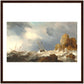 Ships in a Gale by Willem van de Velde the Younger (painter)