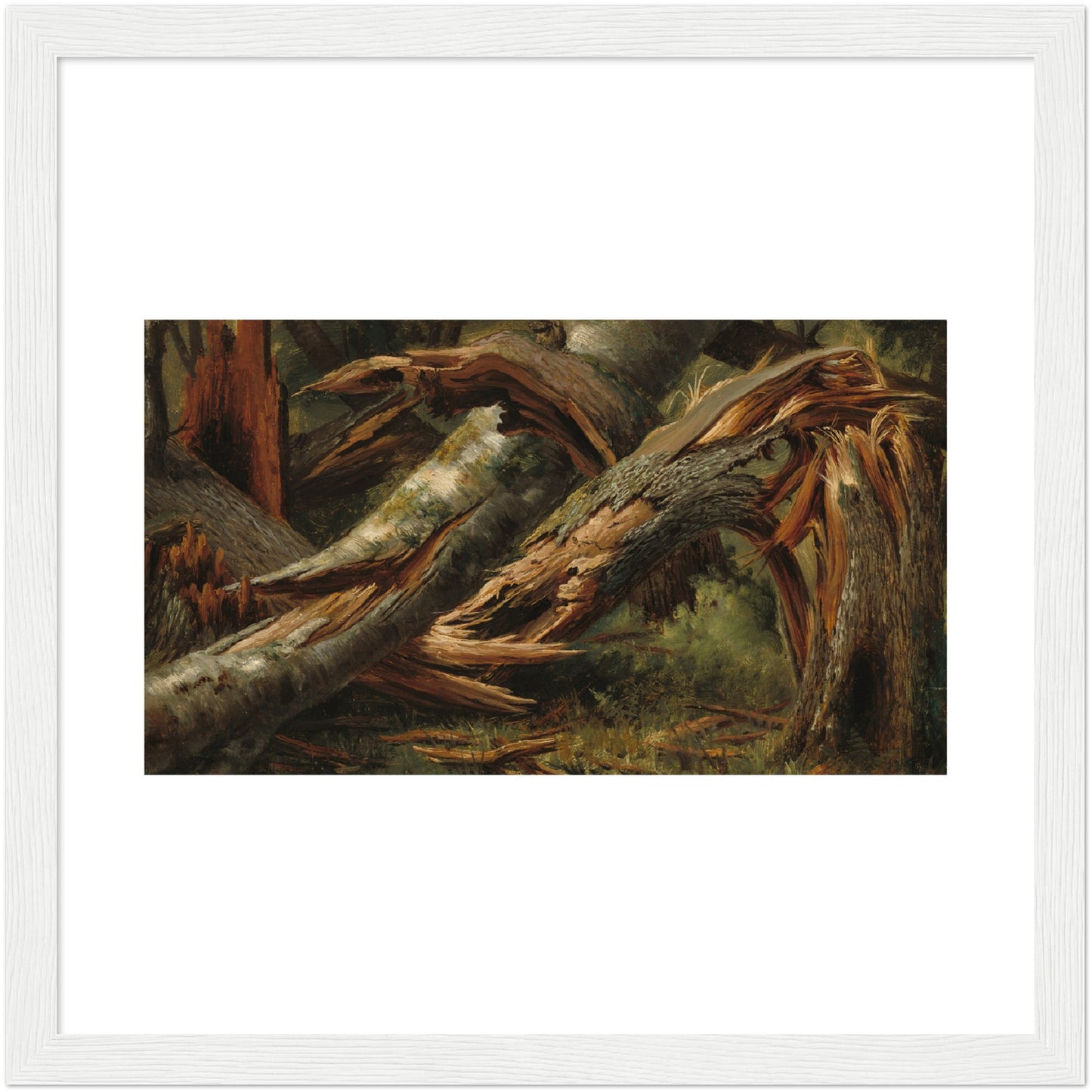 Alexandre Calame : Fallen Tree (1839/1845) - Giclee Fine Art Print